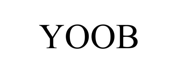 Trademark Logo YOOB