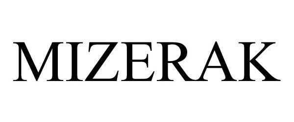 Trademark Logo MIZERAK