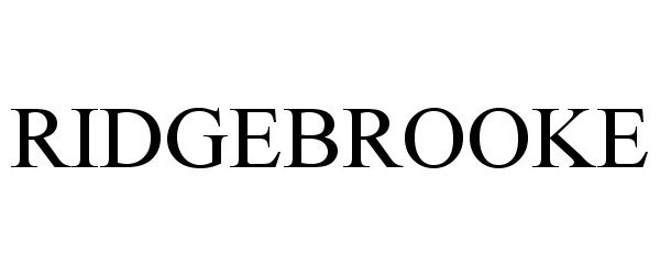 Trademark Logo RIDGEBROOKE