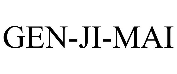 Trademark Logo GEN-JI-MAI