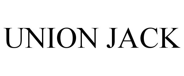Trademark Logo UNION JACK