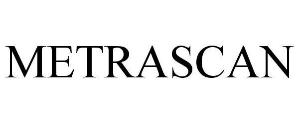 Trademark Logo METRASCAN