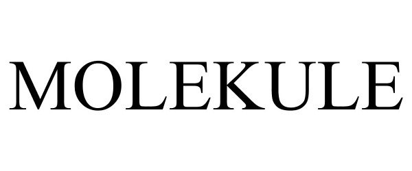 Trademark Logo MOLEKULE