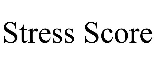 Trademark Logo STRESS SCORE
