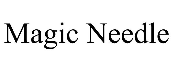 Trademark Logo MAGIC NEEDLE
