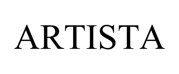 Trademark Logo ARTISTA