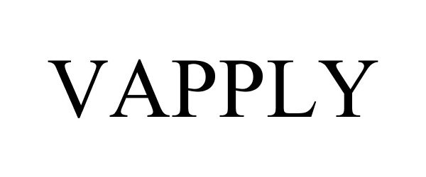 Trademark Logo VAPPLY