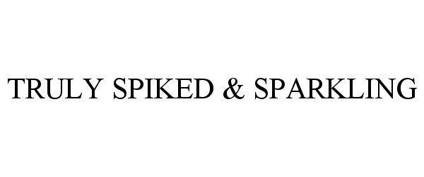  TRULY SPIKED &amp; SPARKLING