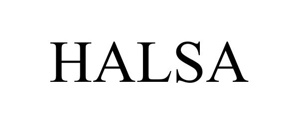 Trademark Logo HALSA