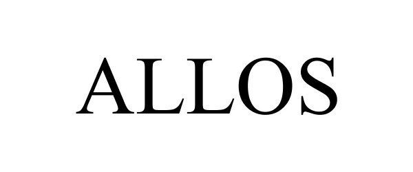 Trademark Logo ALLOS