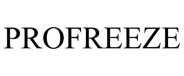 Trademark Logo PROFREEZE