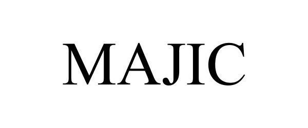 Trademark Logo MAJIC