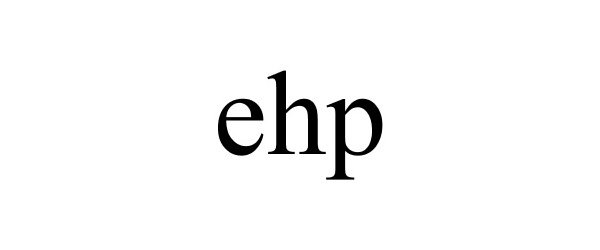 Trademark Logo EHP