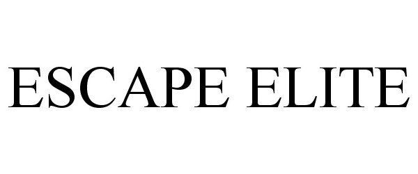 Trademark Logo ESCAPE ELITE