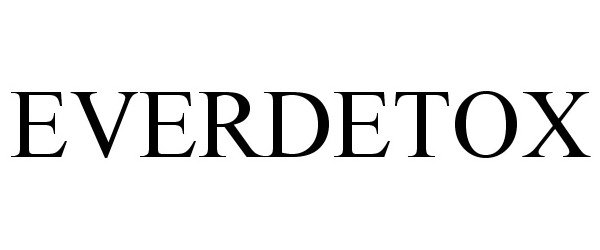 Trademark Logo EVERDETOX