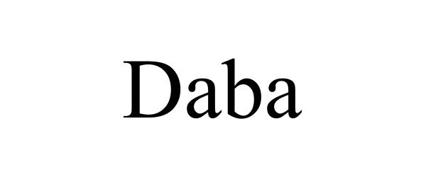 Trademark Logo DABA
