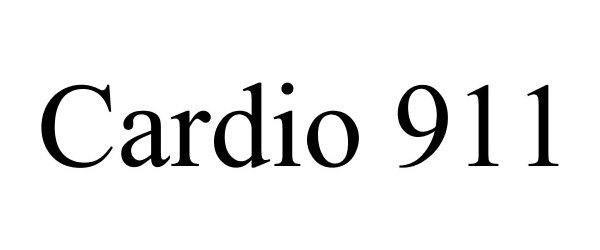 Trademark Logo CARDIO 911