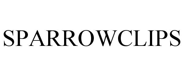 Trademark Logo SPARROWCLIPS