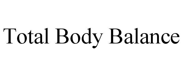  TOTAL BODY BALANCE