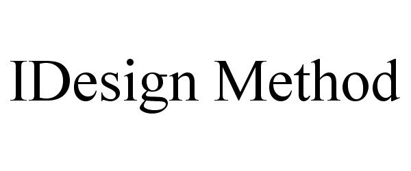 Trademark Logo IDESIGN METHOD