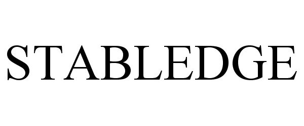 Trademark Logo STABLEDGE