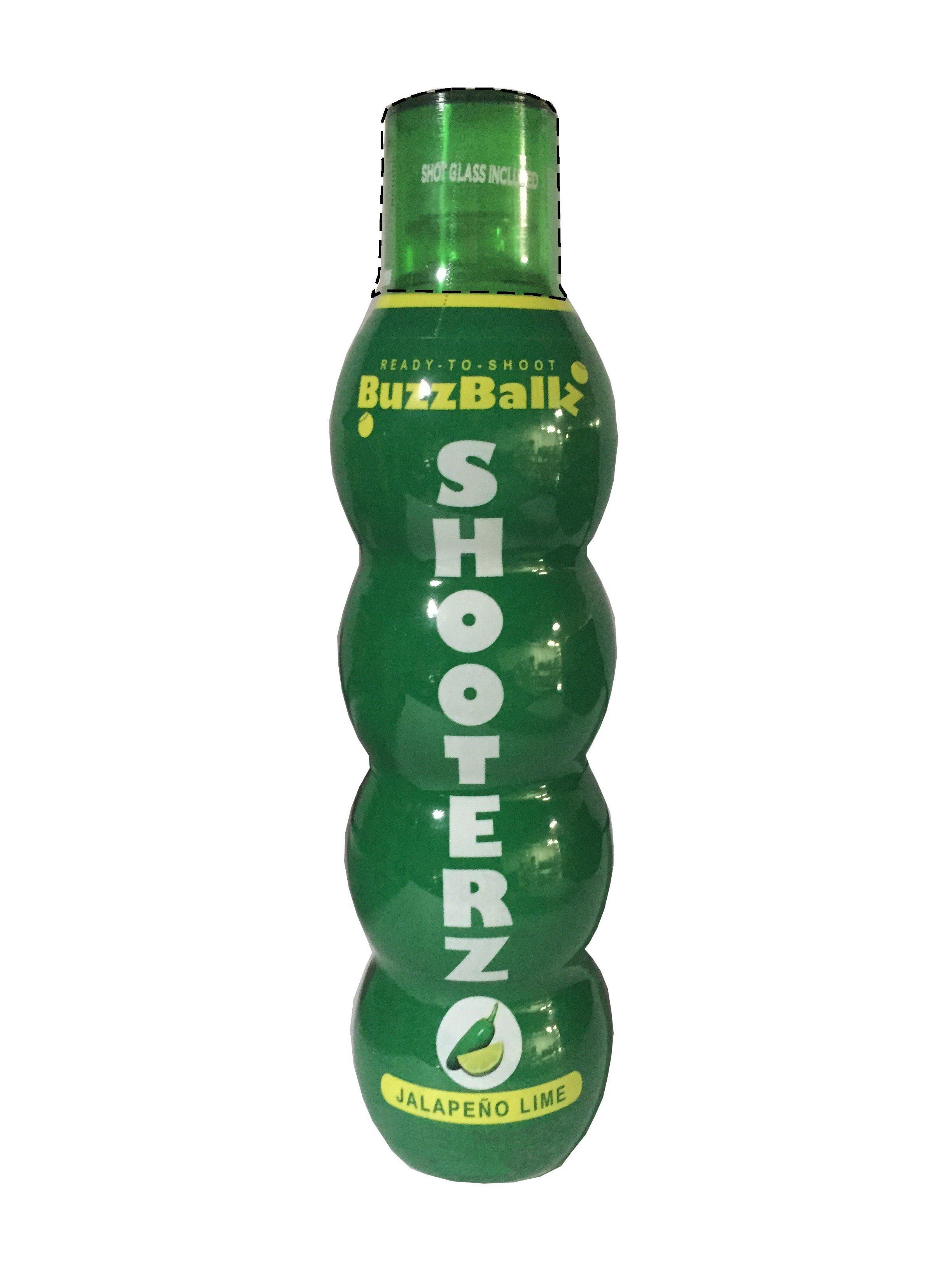  SHOTGLASS INCLUDED READY-TO-SHOOT BUZZBALLZ SHOOTERZ JALAPENO LIME