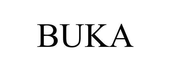 Trademark Logo BUKA