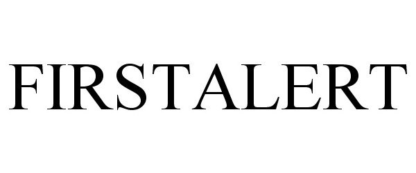 Trademark Logo FIRSTALERT
