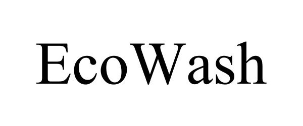 Trademark Logo ECOWASH