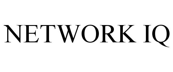 Trademark Logo NETWORK IQ