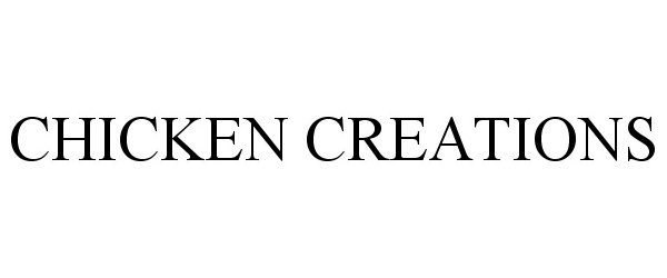 Trademark Logo CHICKEN CREATIONS