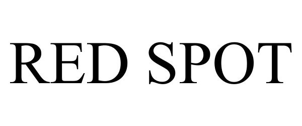 Trademark Logo RED SPOT