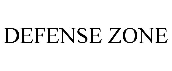 Trademark Logo DEFENSE ZONE