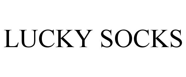 Trademark Logo LUCKY SOCKS