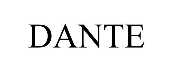 Trademark Logo DANTE