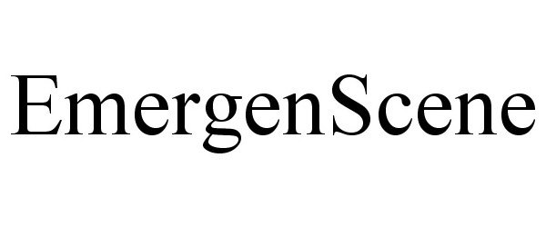 Trademark Logo EMERGENSCENE