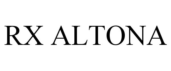 Trademark Logo RX ALTONA