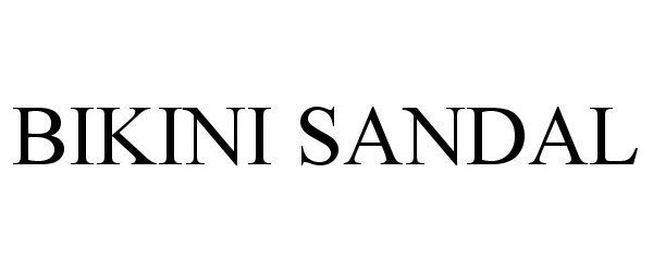 Trademark Logo BIKINI SANDAL