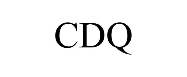 Trademark Logo CDQ