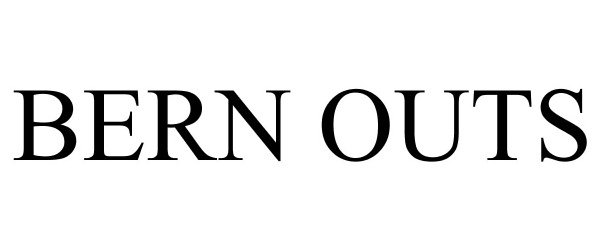Trademark Logo BERN OUTS
