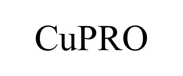 Trademark Logo CUPRO