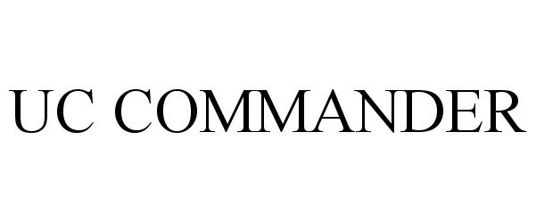 Trademark Logo UC COMMANDER