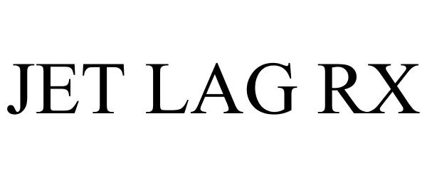 Trademark Logo JET LAG RX