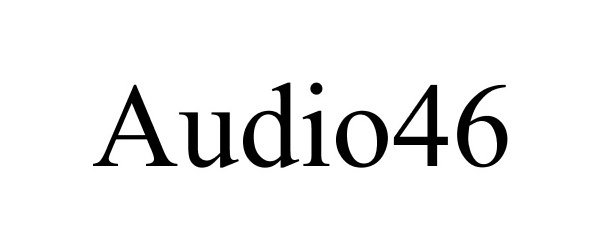 Trademark Logo AUDIO46