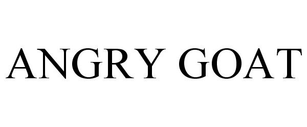 Trademark Logo ANGRY GOAT