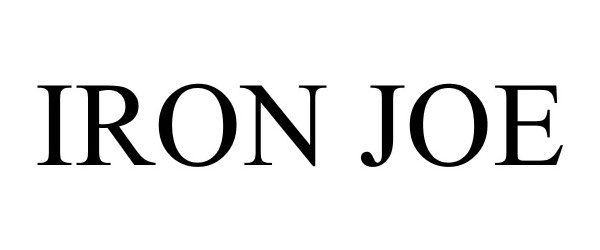 Trademark Logo IRON JOE