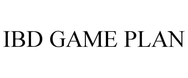 Trademark Logo IBD GAME PLAN