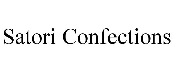 Trademark Logo SATORI CONFECTIONS