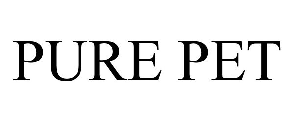 Trademark Logo PURE PET
