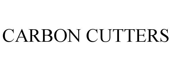 Trademark Logo CARBON CUTTERS